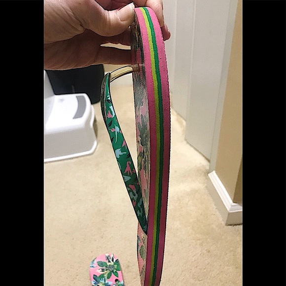 🔥EUC VERA BRADLEY SUPER CUTE FLIP FLOPS PLEASE👀🔽ALL PICS&GORG MULTICOLORED - Picture 10 of 14